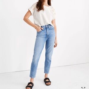 Madewell Mom Jean in Melva Wash